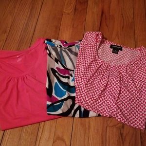 2 Worthington & 1 Liz Claiborne Tops